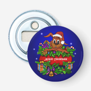 Christmas Rabbit Bottle Opener