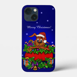 Christmas Rabbit iPhone 13 Mini Case