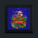 Christmas Rabbit Gift Box<br><div class="desc">Merry Christmas with Christmas Rabbit - coloured pencil drawing by Krisi ArtKSZP ~~~ Mixed from Hopser Will helfen and Ratte Prinz im Weihnachtsbaum, Books for Children by Annette Paul , Illustrations by Krisi Sz.Pöhls ~~~ More Products in Store Category >>> Merry Christmas for Kids >> Christmas Rabbit</div>
