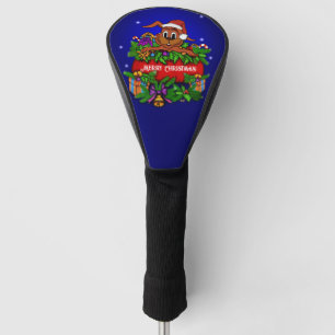 Christmas Rabbit Golf Head Cover