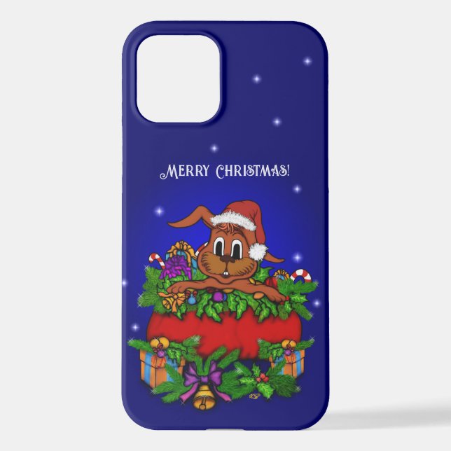 Christmas Rabbit iPhone Case (Back)