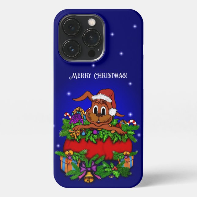 Christmas Rabbit iPhone Case (Back)