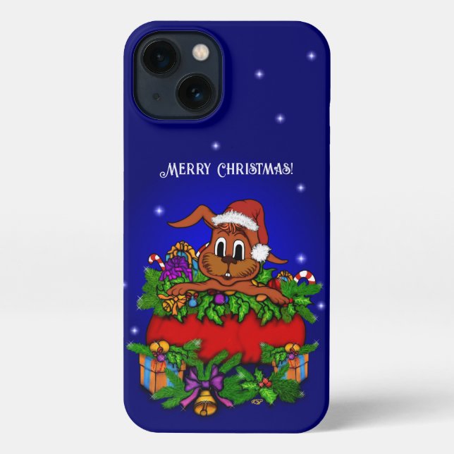 Christmas Rabbit iPhone Case (Back)
