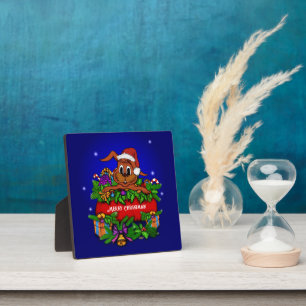 Christmas Rabbit Plaque