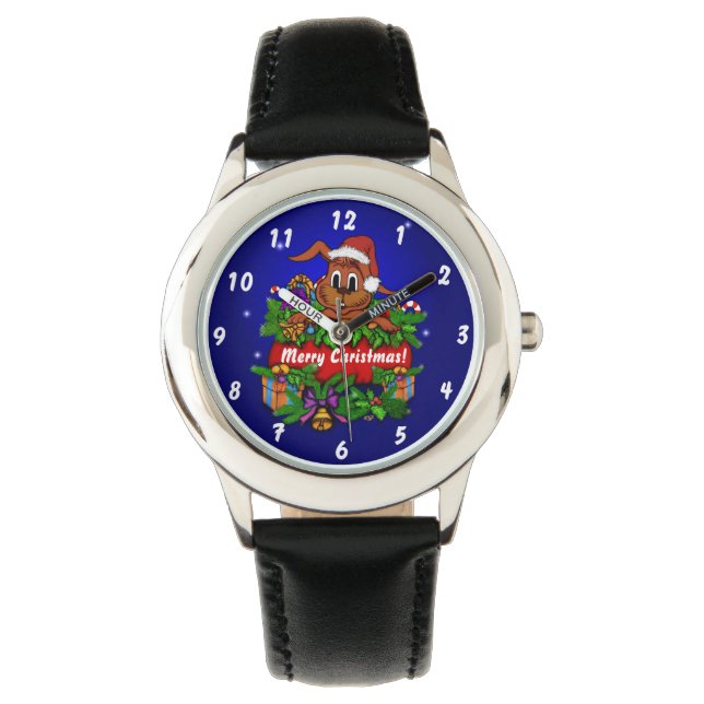 Christmas Rabbit Watch (Front)