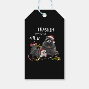 Christmas - Racoon Mouse Rat Opossum Gift Tags