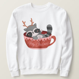 Christmas Racoon Sweatshirt