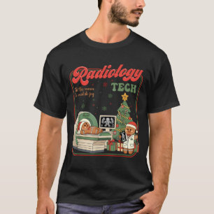Christmas Radiology Tech Funny Gingerbread Man Rad T-Shirt