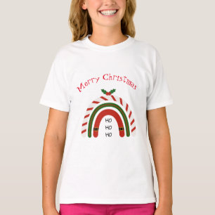 Christmas Rainbow Let it Snow T-Shirt