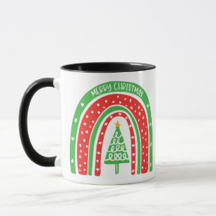 CHRISTMAS RAINBOW tree Mug