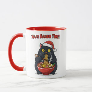 Christmas Ramen Cat – Xmas Ramen Time Mug