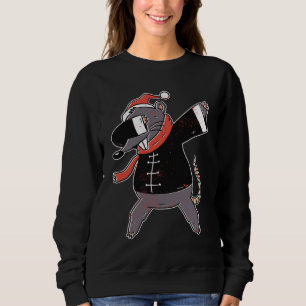 Christmas Rat Dabbing Gift For Mouse Lovers Sweatshirt