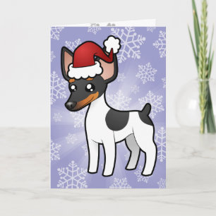 Christmas Rat Terrier / Toy Fox Terrier Holiday Card