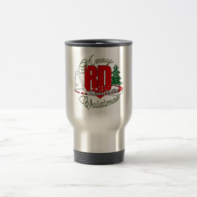 CHRISTMAS RD REGISTERED DIETITIAN TRAVEL MUG (Center)