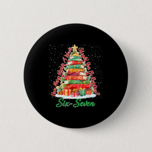 Christmas Reading 67 Six Seven Meme Teacher Book L 6 Cm Round Badge