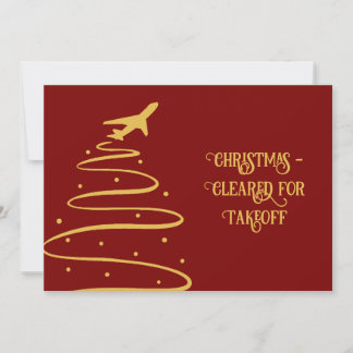 Christmas Ready for Takeoff Card