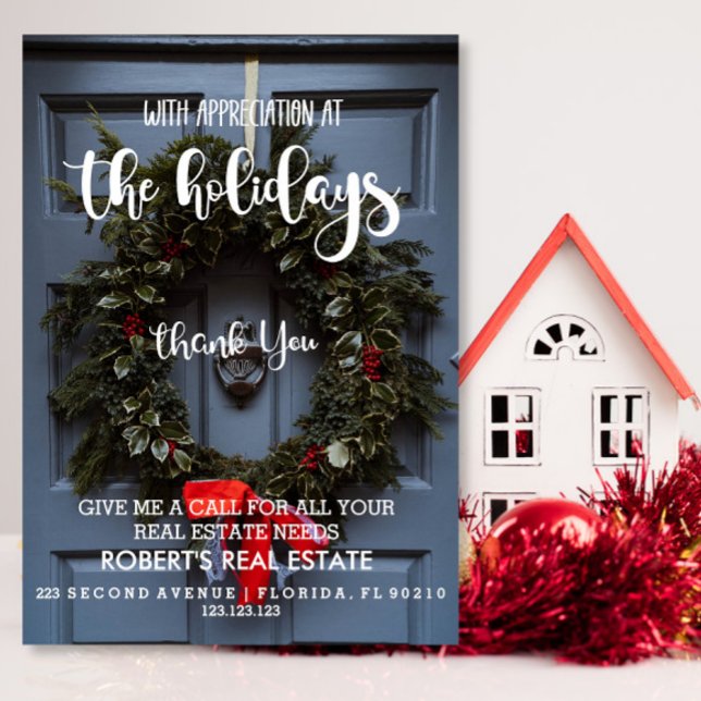 Christmas real estate company christmas card (Creator Uploaded)