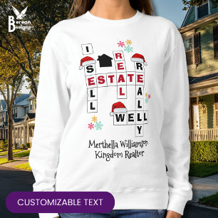 CHRISTMAS Real Estate I SELL REALLY WELL Realtor Sweatshirt