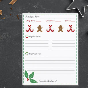 Christmas Recipe Card
