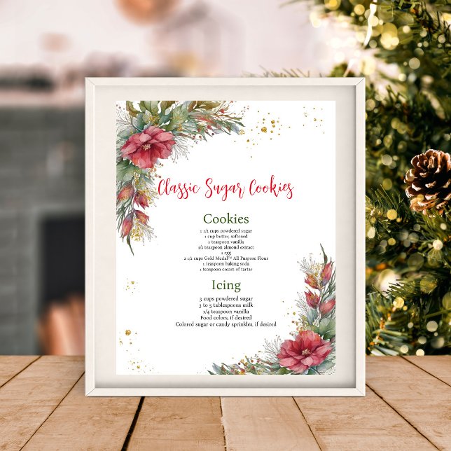 Christmas Recipe Poster (Creator Uploaded)