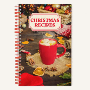 Christmas Recipes Retro Holiday Recipe Notebook
