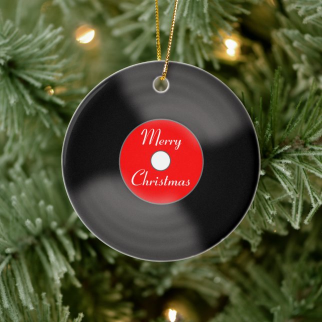 Christmas Record Ornament (Tree)