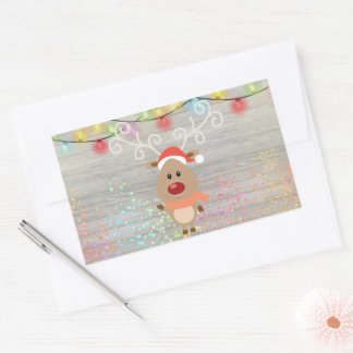 Christmas Rectangular Sticker