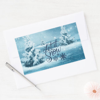 Christmas Rectangular Sticker