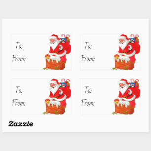 Christmas Rectangular Sticker