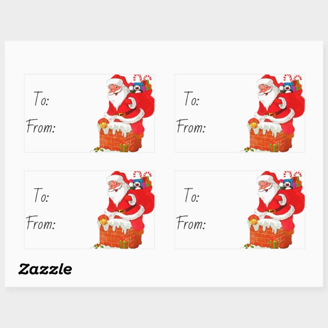 Christmas Rectangular Sticker (Sheet)