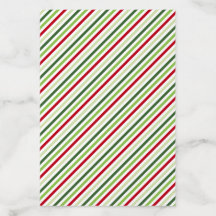 Christmas Red and Green Envelope Liner