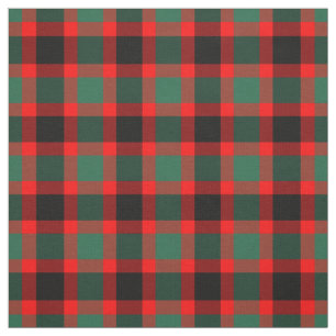 Christmas Red and Green Festive Plaid Pattern Fabric
