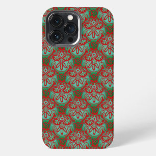 Christmas red and green Print iPhone case