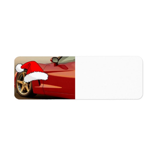 Christmas Red Corvette (Front)