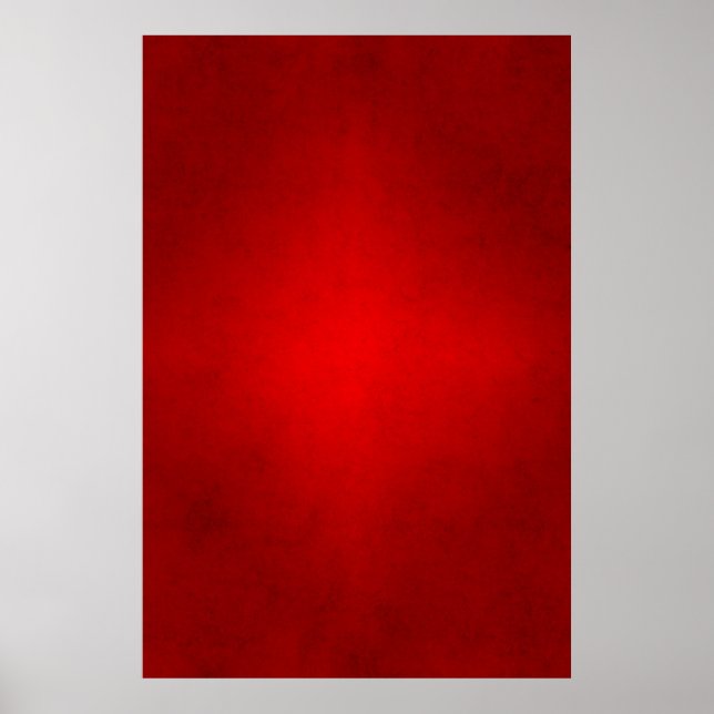 Christmas Red Crimson Parchment Paper Template Poster (Front)