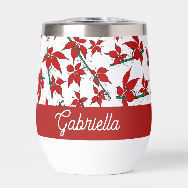 Christmas red floral botanical (Front)