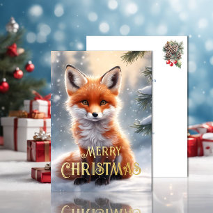 Christmas Red Fox