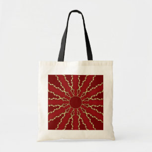 Christmas Red God Decorative Holiday Tote Bag
