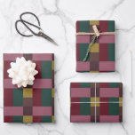 Christmas Red Green Gold Pink Brown Colour Block Wrapping Paper Sheet<br><div class="desc">Christmas Print Colour Block artwork design art illustration by TheFabricSeal at Zazzle. http//:thefabricseal.zazzle.com This geometric shape patterned design features holiday cheer and complimentary colours together with red, green, brown, burgundy, pink and golden yellow. The pattern style is influenced by quilting quilt front, appliqué, piecing piece work, crafting craft and folk...</div>