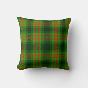 Christmas Red Green Tartan Plaid Seamless Pattern Cushion