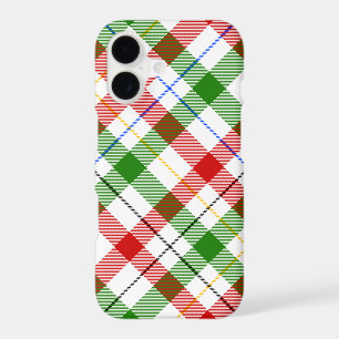 Christmas Red Green White Flannel Plaid Design