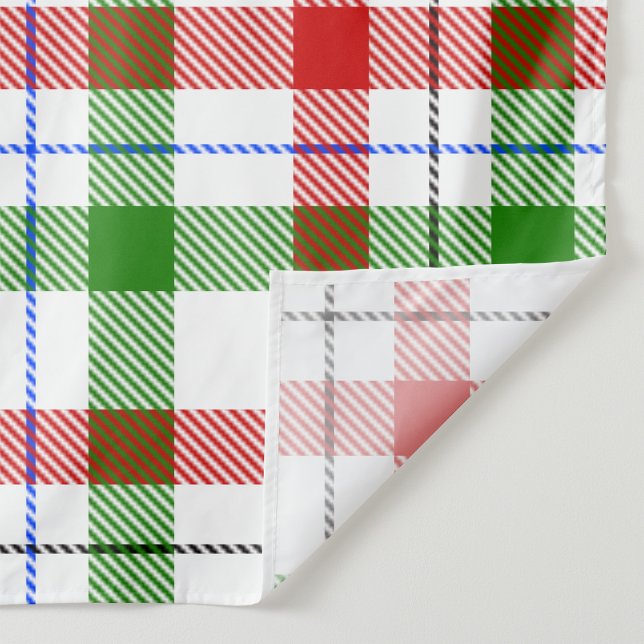 Christmas Red Green White Flannel Plaid Design  Tapestry (Creator Uploaded)