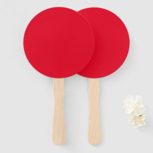 Christmas Red Hand Fan