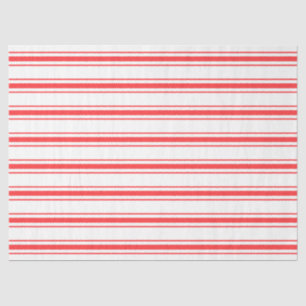 Christmas Red Mattress Ticking Bed Stripes Tissue Paper
