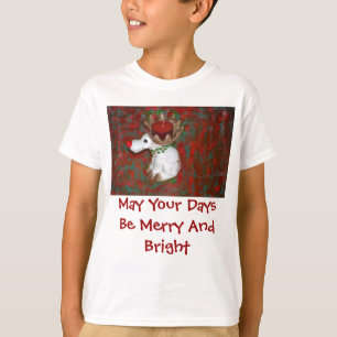 Christmas Red Nose Reindeer Moose T-Shirt