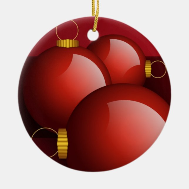 christmas red ornament (Front)