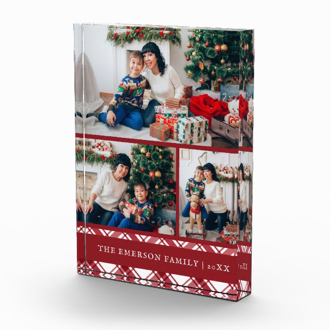 Christmas Red Photo Block (Right)
