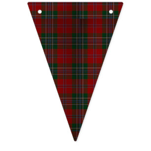 Christmas Red Plaid Bunting