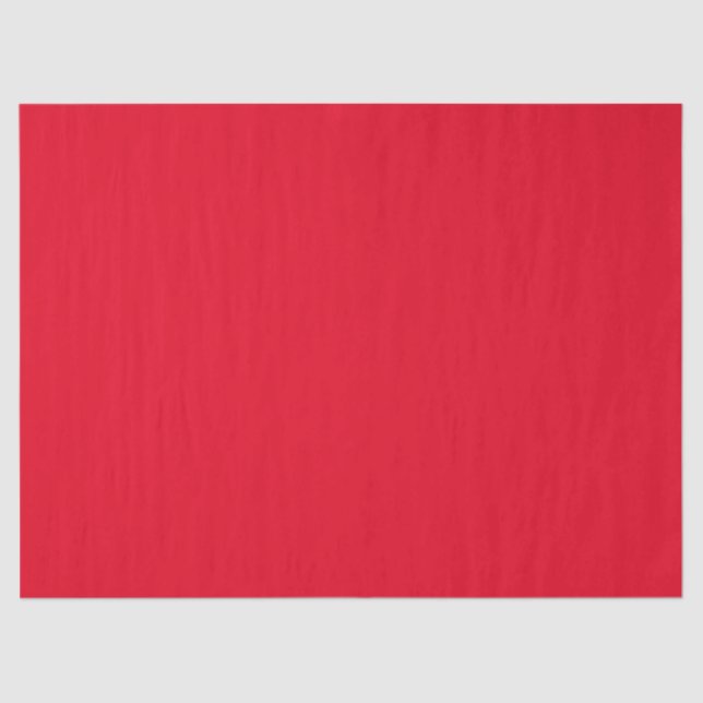 Christmas Red solid colour Tissue Paper (Front)