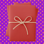 Christmas Red Solid Colour Wrapping Paper Sheet<br><div class="desc">Christmas Red Solid Colour</div>